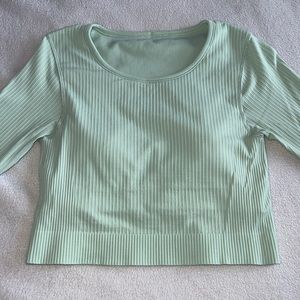 Lululemon Ebb to Street Long Sleeve Delicate Mint